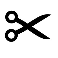 Cut Icon, Scissor Icon, Open Scissor Icon