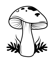 porcini mushroom icon