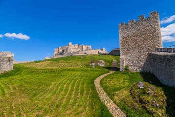 Fototapeta na wymiar Spissky hrad castle ruins
