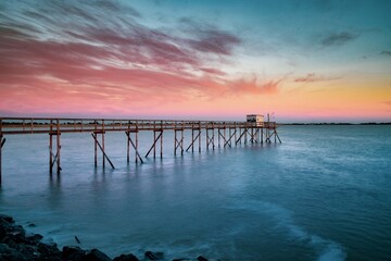 Obraz premium Coucher de soleil en Vendée