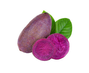 purple sweet potato isolated on transparent png