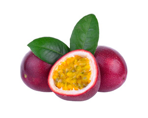 Passion fruit isolated on transparent png