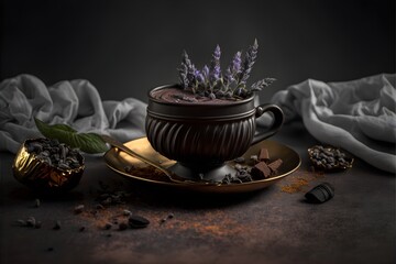 Turkish Coffee with Lavender