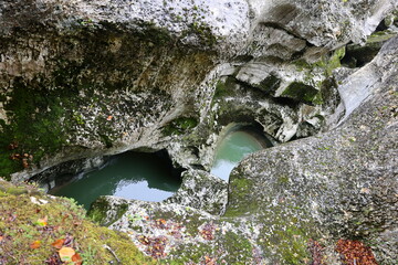 The gorges of Fier are very narrow and deep gorges in Haute-Savoie just next to Annecy