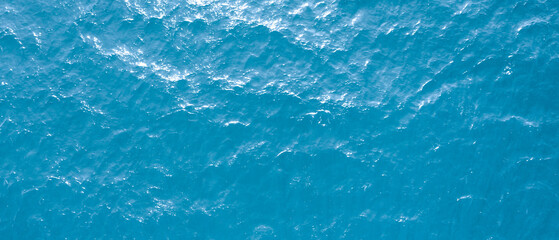 Sea surface aerial view