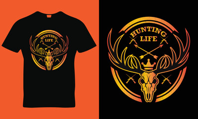 Hunting t shirt design 
