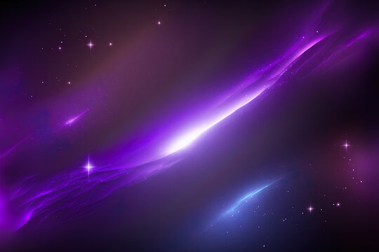 Purple space Background. Generative AI