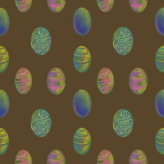 easter pattern, eggs