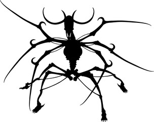 Nightmare creature illustration