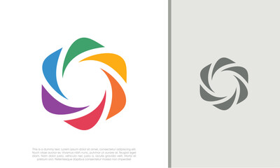 Global Community Logo Icon Elements Template. Community human Logo template vector. Community health care. Abstract Community logo