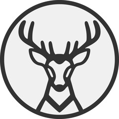 Deer face symbol