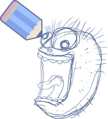 Drawing imaginative character