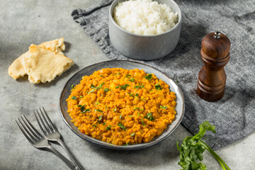 Homemade Lentil Dal with Rice