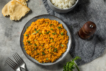Homemade Lentil Dal with Rice