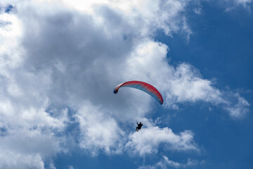 Paragliding in the Austrian Alps