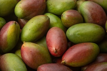 organic morganic mangoes at the farmers' fairangoes at the farmers' fair