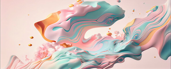 Fototapeta na wymiar abstract liquid wallpaper