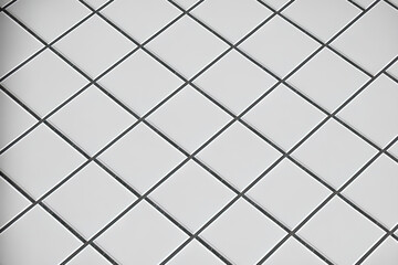 Background of square interior floor tiles. Generative AI
