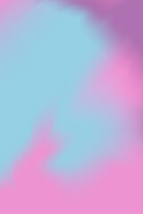 Soft pastel color gradient vector background. Pink, purple and blue color.