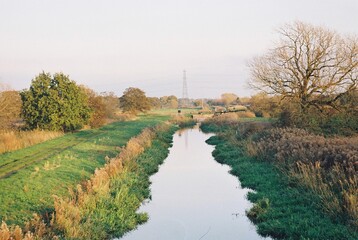 Pocklington Canal at Melbourne, East Riding of Yorkshire.