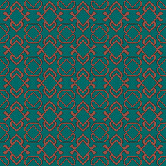 Obraz premium Abstract geometric planar color composition