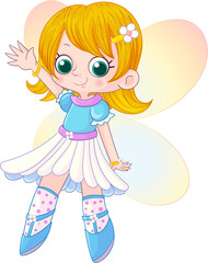 cute fairy character doll