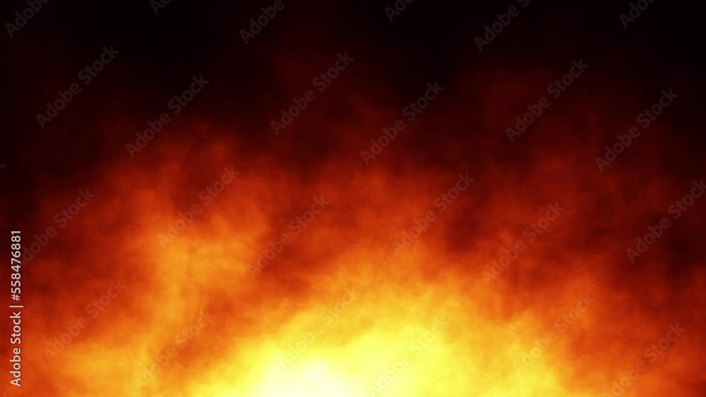 Canvas Prints seamless looping dark red dangerous fire flames copy space animation background. conceptual.