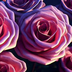 garden roses illustration