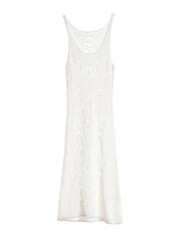 White crochet summer dress