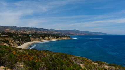 Point Dume, a promontory on the coast of Malibu, California that extends in to the Pacific Ocean with great wildlife