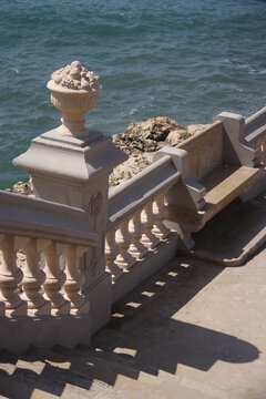 escalier en bord de mer
