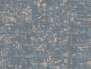 Rhombus Ikat Vector Pattern. Ogee Geometric Print. Wet Vintage Tie Dye Ornament. Neon Blue and Red on White Abstract Ethnic Kilim. Vibrant Carpet Rug Chevron Motif. Watercolor Batik Seamless Design