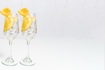 Cocktail de Gin con naranja
