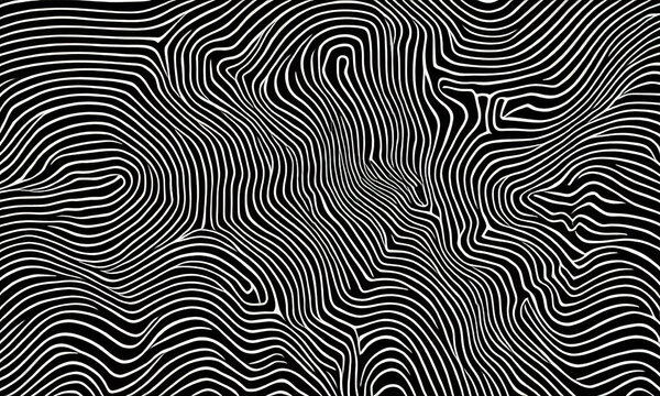 Black And White Abstract Finger Swirl Texture