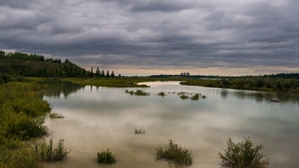 Glenmore Park nature sceneries, Calgary, Alberta, Canada