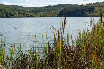 Autumn view of Pchelina Reservoir, Bulgaria
