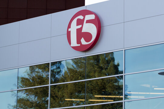 San Jose, CA, USA - Feb 10, 2020: F5 Networks, Inc.'s San Jose office exterior. F5 Networks specializes in application services and application delivery networking.