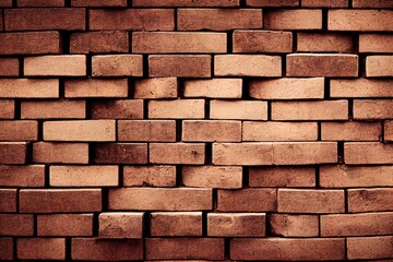 Fototapeta premium orange brick wall texture