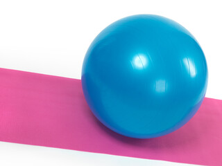 Fitness Ball on a Mat