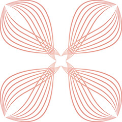 beautiful flower petals, flower line design