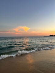 Obraz premium sunset on the beach