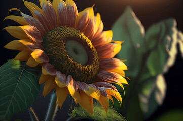 sunflower illustration.