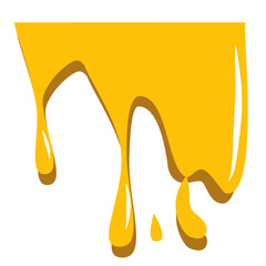 illustration Honey dripped