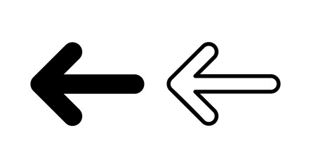 Obraz premium Arrow icon vector illustration. Arrow sign and symbol for web design.