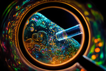 The Microbiome: An Illustration of Microbes and Bacteria