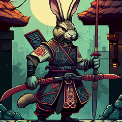 Samurai chinese rabbit
