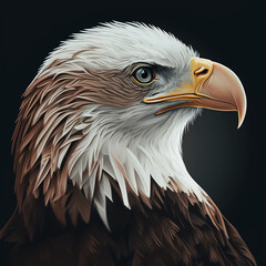 Bald Eagle Vector Art AI Generated
