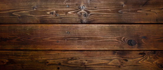 Brown wood background texture with dark tone color