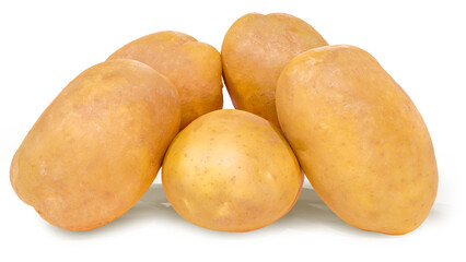 Potato transparent background high quality details - 3d rendering