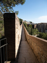 Old city walls of Girona